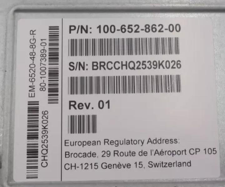 DS-6520B EM-6520-48-8G-R 16Gb