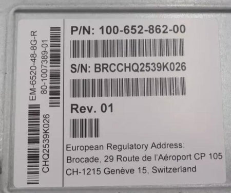 DS-6520B EM-6520-48-8G-R 16Gb