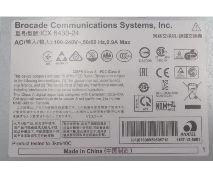 ICX6430-24 EM-ICX6430-24 1GbE RJ45 1GbE