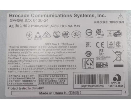 ICX6430-24 EM-ICX6430-24 1GbE RJ45 1GbE