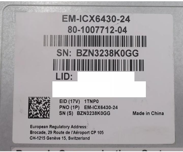 ICX6430-24 EM-ICX6430-24 1GbE RJ45 1GbE