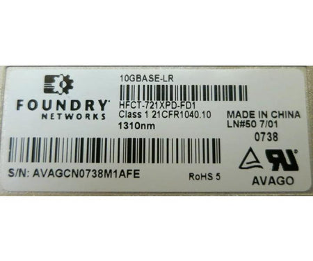 10G-XFP-LR 10GBASE-LR FTRX-1411D3-F1 1310nm