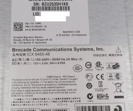 6450-48 RJ45 10Gb
