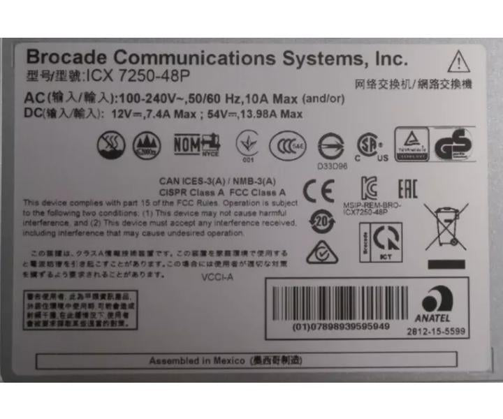 7250-48P RJ45 10GE