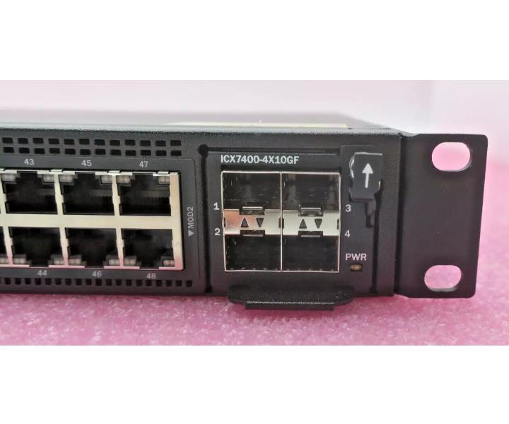 7450-48 ICX7400-4x10GF 1GbE RJ45 4x10Gb