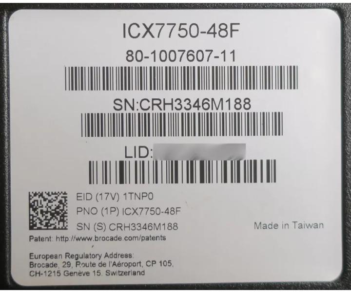 7750-48F ICX7750-6Q 10GbE 40GbE