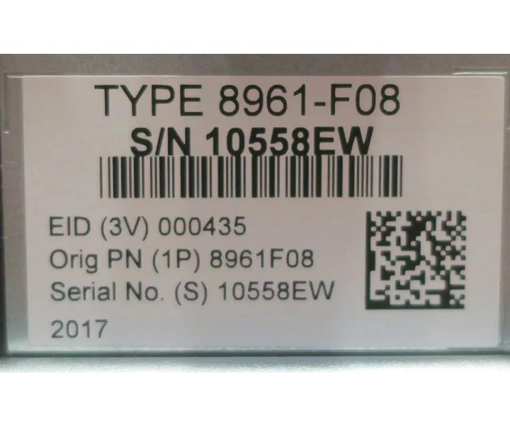 X6-8 SAN512B-6 8-Slot 8961-F08 FC32-48 Gen6 2xCPX6
