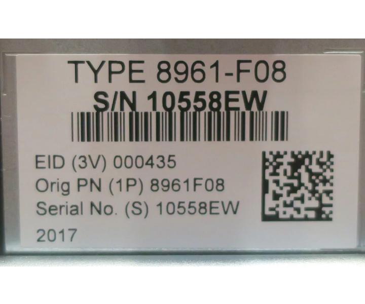 X6-8 SAN512B-6 8-Slot 8961-F08 FC32-48 Gen6 2xCPX6