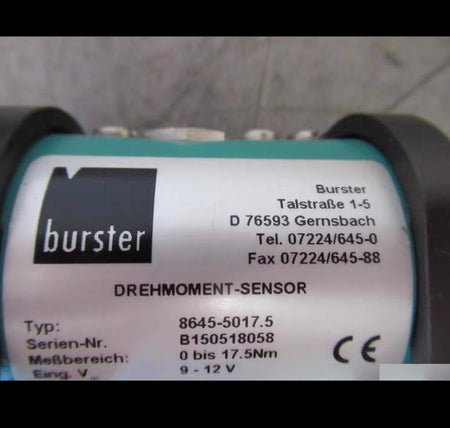 Burster 8645-5017 5 83 82 mV Nm 0-17 5 Nm