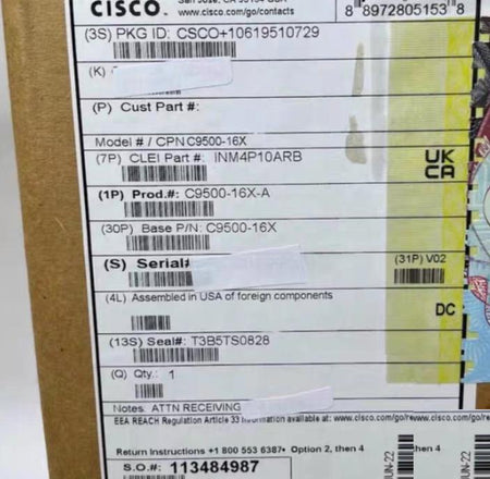 C9500-16X-A 16 10Gig 2x 950W -