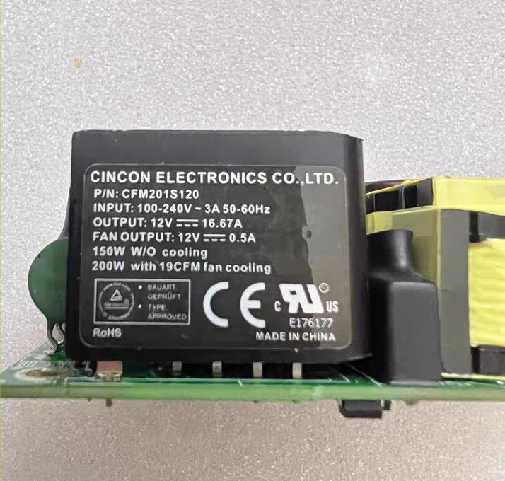 CINCON       CFM201S120    12V16 67A                                5