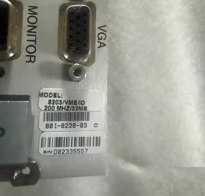 COGNEX 8203 VME IO 200 MHZ 32MB 801-8228-03 8200