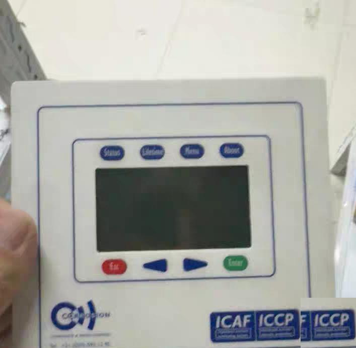 CORROSION ICAF ICCP AT1295-4 LCD Status Lifetime Menu