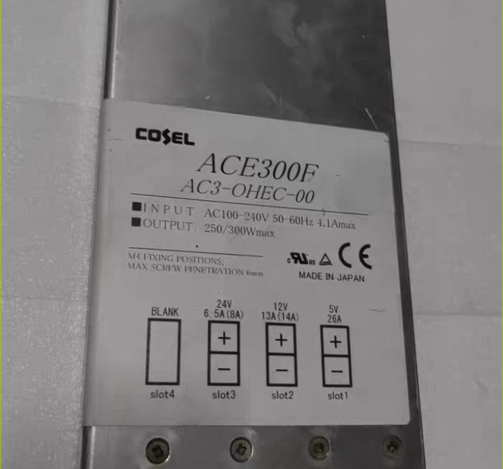 COSEL      ACE300F AC3-OHEC-00   24V 12V 5V          8A 13A 26A