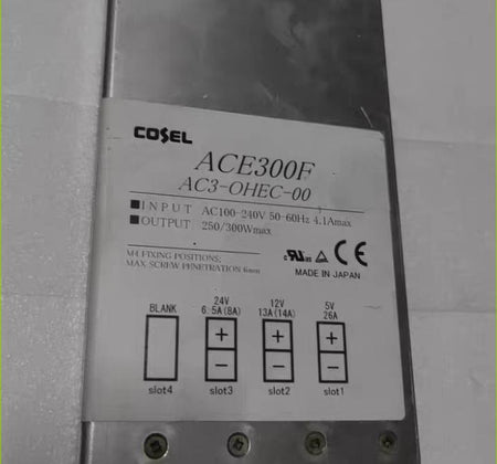 COSEL      ACE300F AC3-OHEC-00   24V 12V 5V          8A 13A 26A