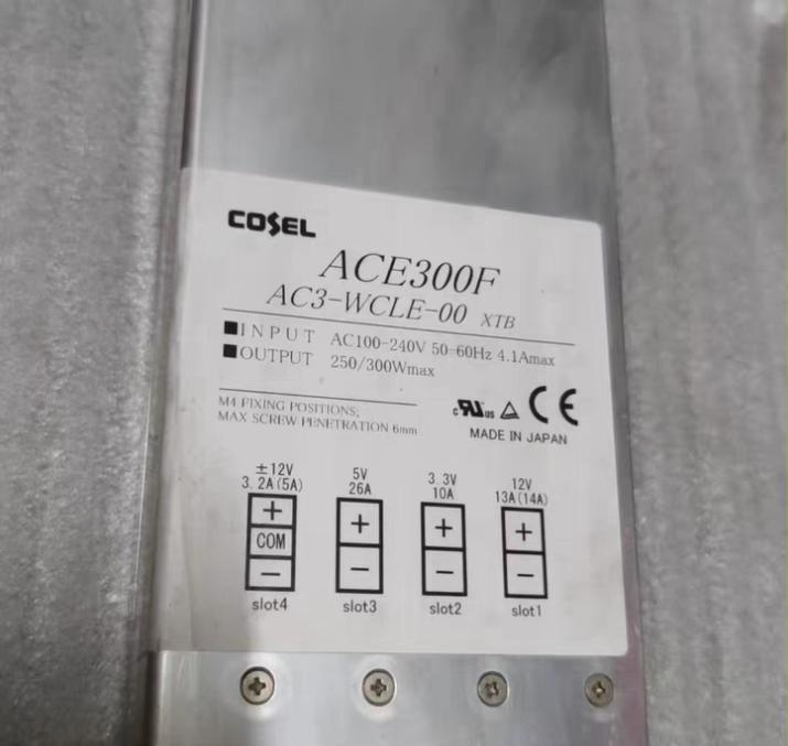 COSEL ACE300F     AC3-WCLE-00     4 1A     250 300