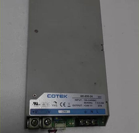 COTEK  AK-650-24                          100-240VAC   24V-27A