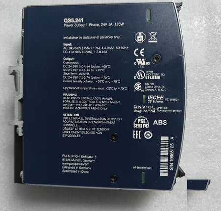 CPS20 241 24V 20A 480WQS5 241 24V 5A 120W