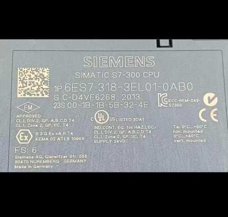 CPU319 6ES7318-3EL01-0AB0 6ES7 318-3EL01-0AB0 FS 6-