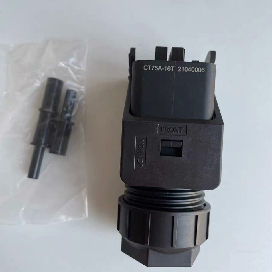 SUN2000 Round Connector CT75A-8T-02 14210053-002 8pin straight male waterproof circular connector 24~16AWG RS485 Solar Inverter