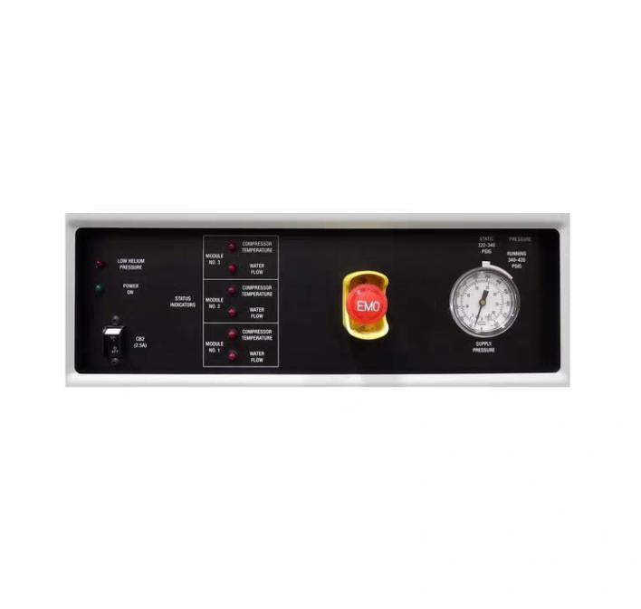 CTI-Cryogenics 8128909G001R Cryo Compressor Tower AMAT 0190-27351 Refurbished 8 10 The three module configuration can provide a helium supply to a maximum of 12 On-Board 8F Cryopumps for 300mm PVD