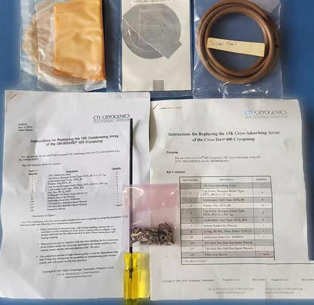 CTI 8080004K003 400 Cryopump 15K Cryo-Adsorbing Array Kit 8132223G001 ARRAY ASSY CT ON-BD 400 CHAR8050028 2