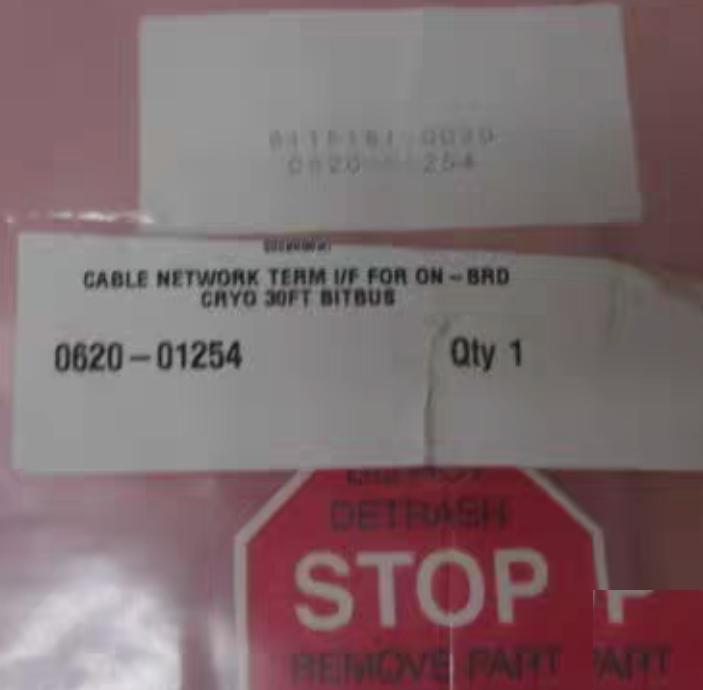 CTI 8115161 CABLE NETWORK TERM I F FOR ON-BOARD CRYO BITBUSAMAT 0620-01254 8115161G030 AMAT 0620-01255 8115161G040