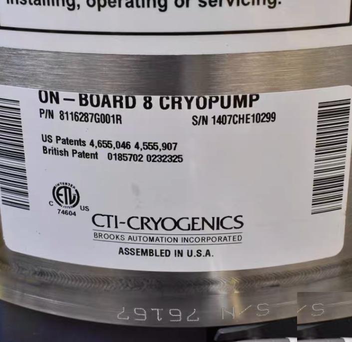 CTI 8116287G001 OB8 6 10
