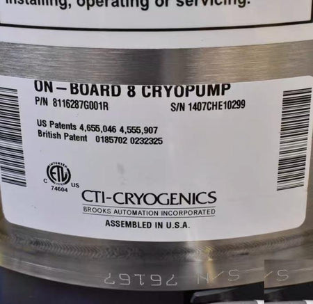 CTI 8116287G001 OB8 6 10