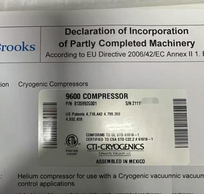 CTI 9600 208V 8135992G001