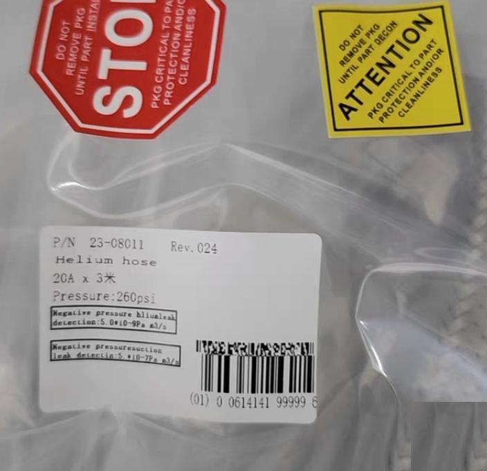 CTI HELIUM LINE HOSE 8043075G120 8 6 1 2 3 3 4 20A