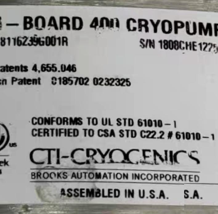 CTI OB400 8116239G001 10