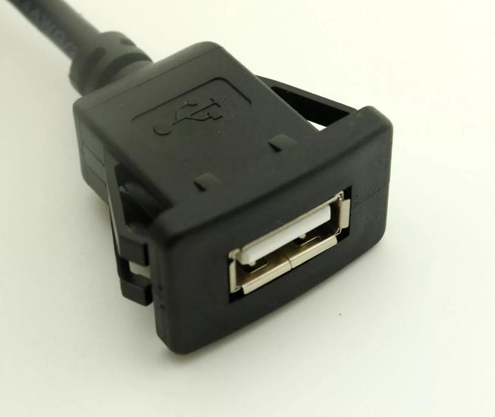 Car Flush Mount Socket USB 2 0 Waterproof Extension Lead Adapter Cable Cord 3ft