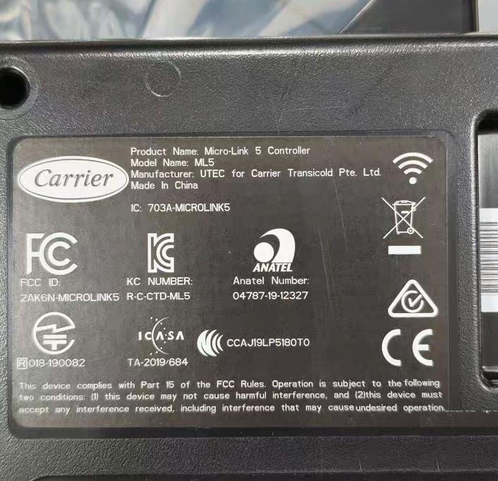 Carrier Transicold ML5 Micro-Link 5 703A-MICROLINK5