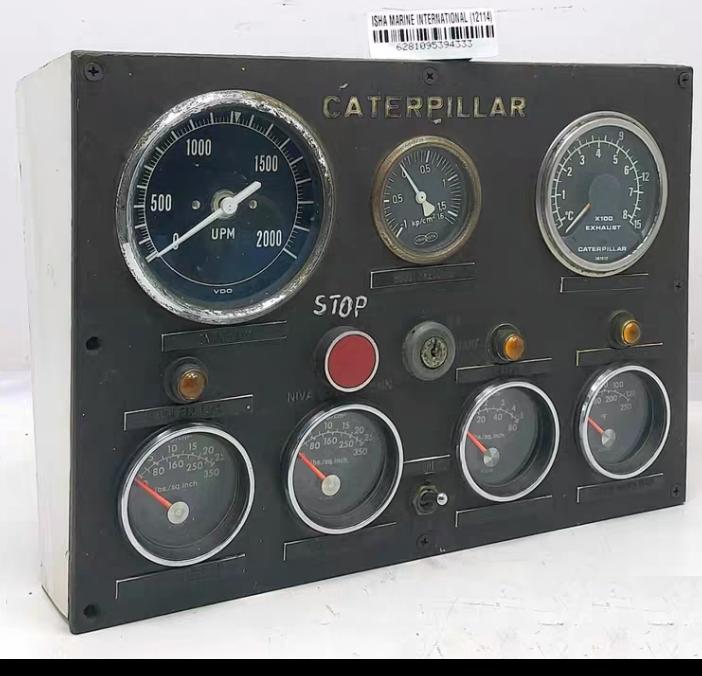 Caterpillar Marine Engine Instrument Panel