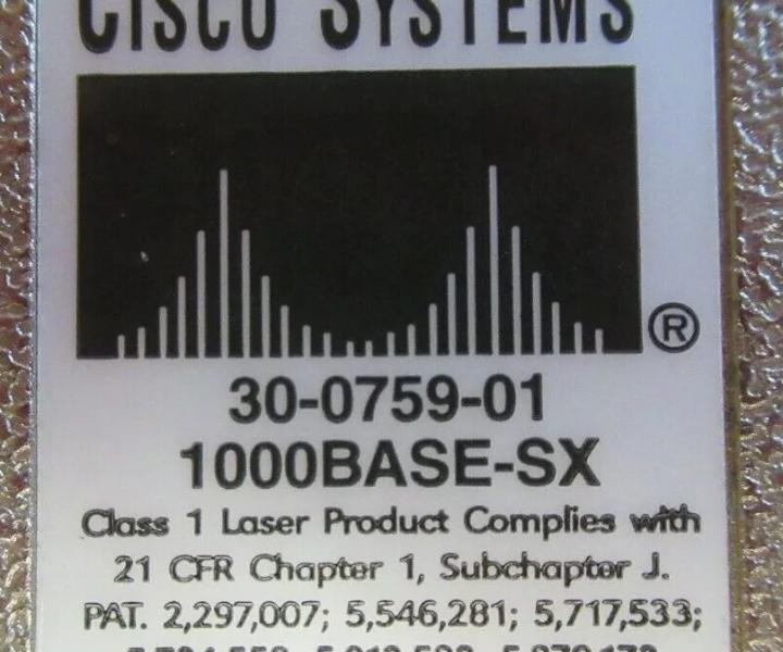 30-0759-01 1000Base-SX Multi-mode 1Gbps