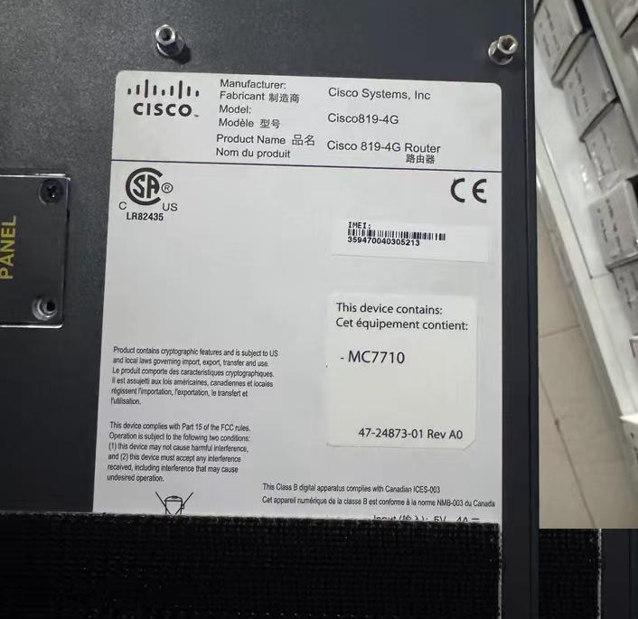 Cisco 819-4G Cisco819-4G