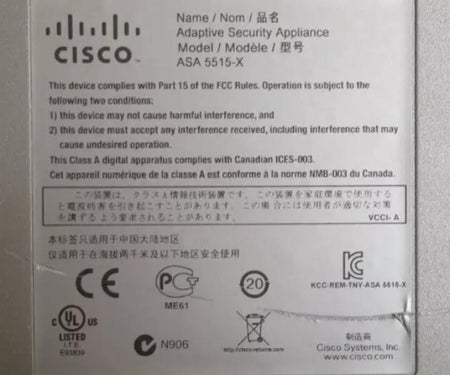 5515-X ASA5515-SSD120-K9