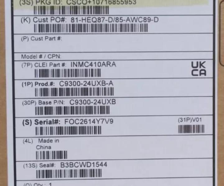 C9300-24UXB-A C9300-NM-8X RJ45