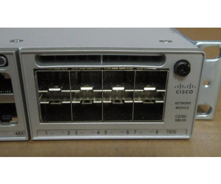 C9300-48P-E 48-Port RJ-45 C9300-NM-8X