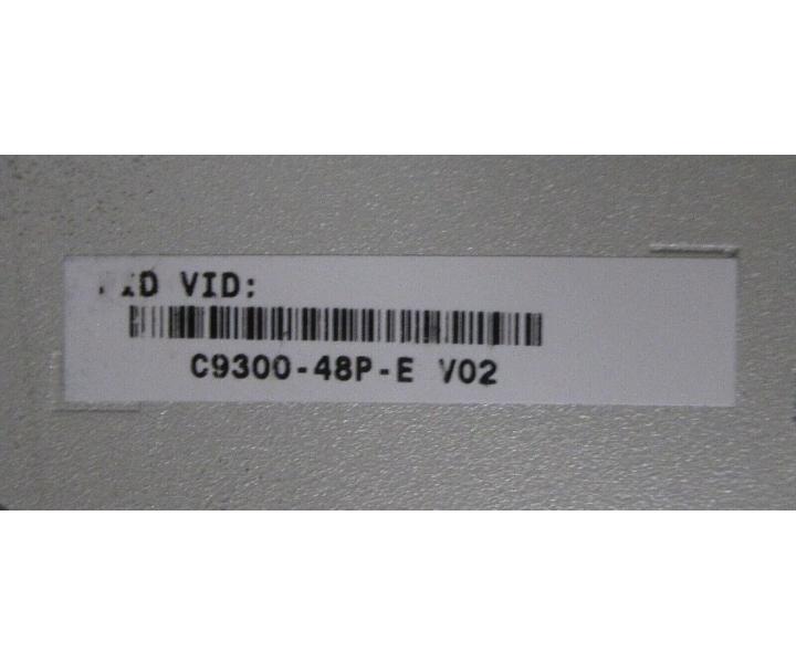 C9300-48P-E 48-Port RJ-45 C9300-NM-8X