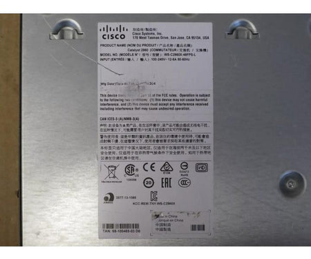 WS-C2960X-48FPS-L 48-Port