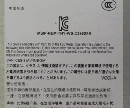 WS-C2960XR-48LPS-L 1GbE