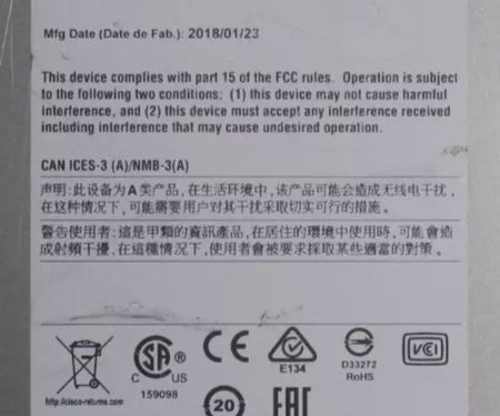 WS-C3650-48FD-L 1GbE RJ45