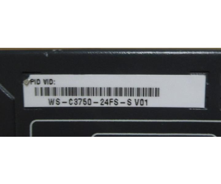 WS-C3750-24FS-S 24-Port 1GbE