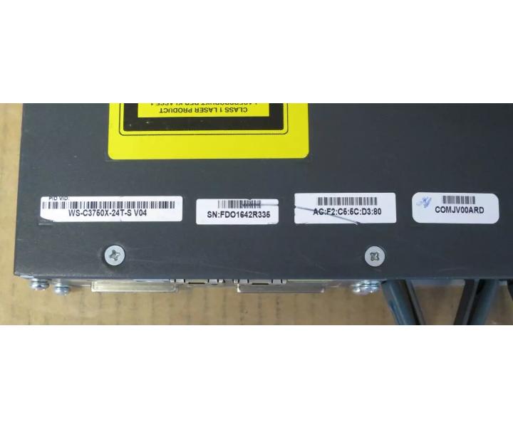 WS-C3750X-24T-S 24-Port 1GbE