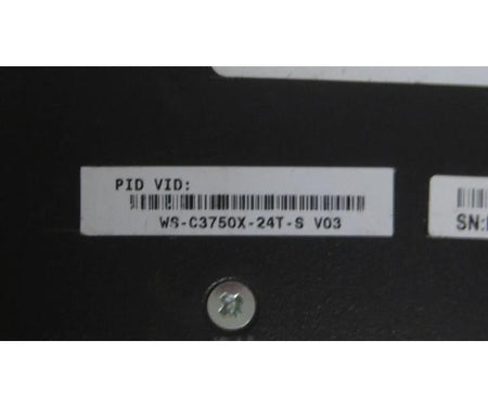 WS-C3750X-24T-S C3KX-NM-10GT 1GbE
