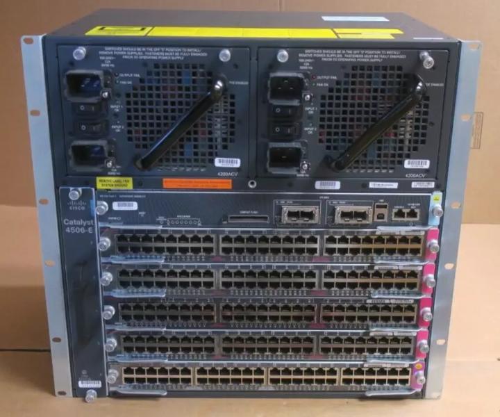 WS-C4506-E 6-Slot WS-X45-SUP6-E