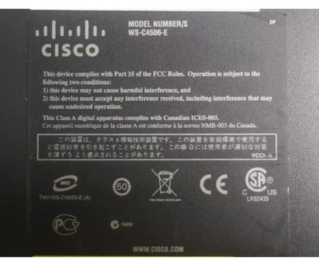 WS-C4506-E 6-Slot WS-X45-SUP6-E
