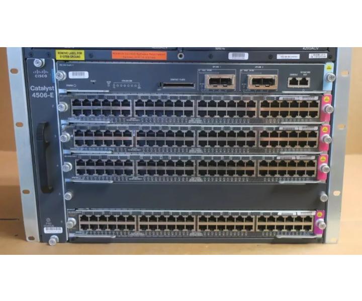 WS-C4506-E Six-Slot WS-X45-SUP6L-E